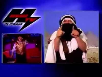 Damn I miss the iron sheik he was so entertaining him and the the real iron sheik fight was hilarious.