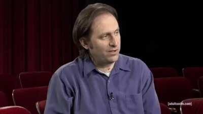 Never forget: When Gregg Turkington explained his easy to understand coding system for the first time, it gave Tim Heidecker a HEADACHE!