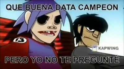 Gorillaz tampoco preguntó😔