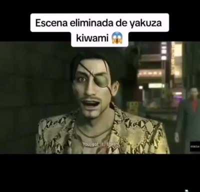 If Yakuza Kiwami was in Spanish: