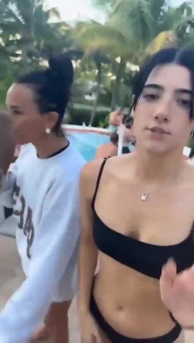 Charli dancing in Bahamas