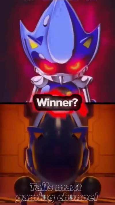 Metal sonic vs Chaos Sonic