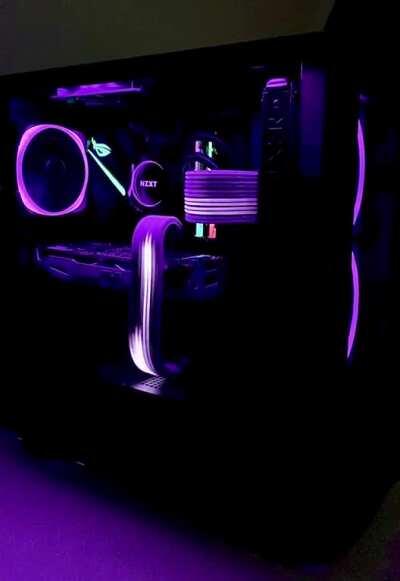 Recent NZXT + 3700X build with some lights