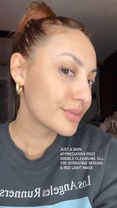 Francia showing off her beautiful skin IG FEB 23 24