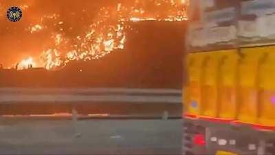 The Ghazipur landfill, which is considered the largest in the world, is currently on fire