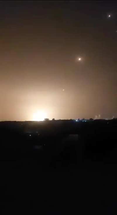 Missiles Impacting in Israel