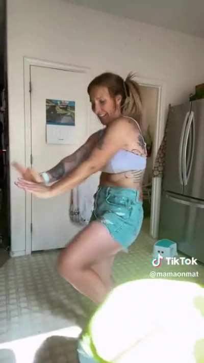 Shaking your ass and twerking on your toddler. Foul.