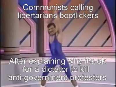 You're a bootlicker for not bootlicking the government