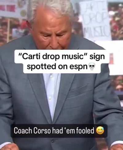 „Carti drop music“ sign spotted on espn