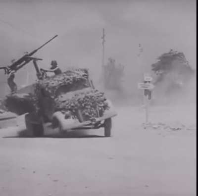 2cm Flak C/30 naval mount on the back of an Opel Blitz in Italy in 1944