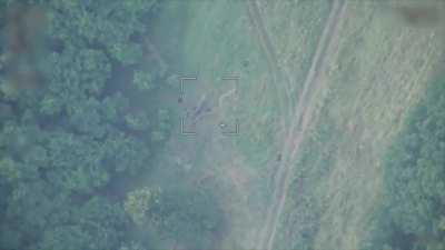 An unsuccessful attempt to destroy a Ukrainian M777 howitzer in the Kursk region with the Russian 