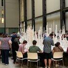 This public LEGO building expo at the Tate Modern in London. Everyone is free to take part and build using only white pieces. It’s like an improvised micro city.