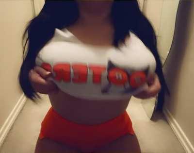 Do you ever see Asian Hooters girls with tits this size? 😏