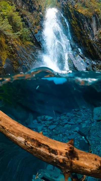 The clarity of this Alaskan river