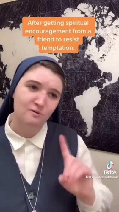 Nun Tiktok's got a wild sense of humor