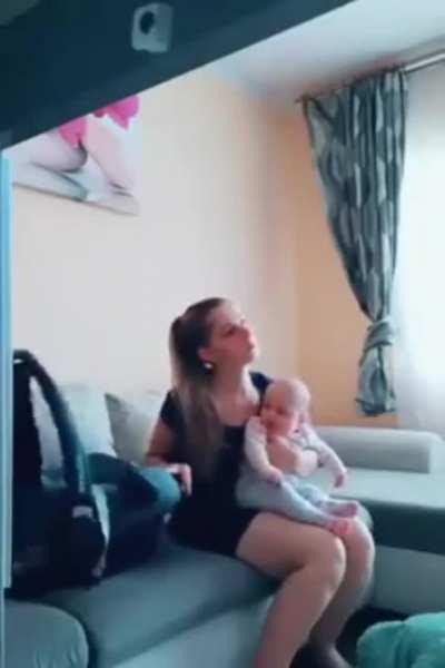 To rock a baby