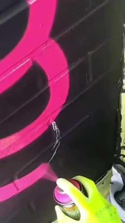 The Pink Panther graffiti