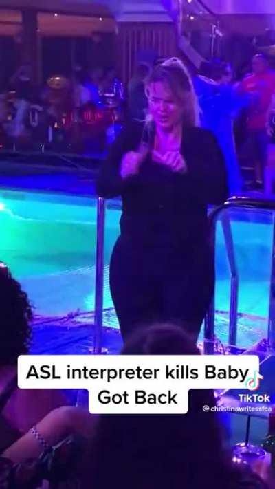 ASL interpretation of Baby Got Back