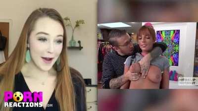 Reaction - ðŸ”¥ This 18-year-old girls reaction to watching her first p...