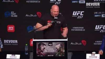 It’s PPV day, Dana White has a message for everyone