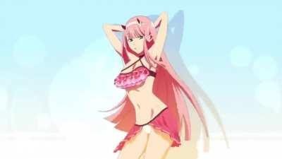 Anyone have this Zero Two Dance Bikini Version full in higher resolution