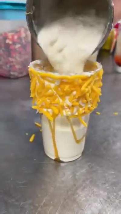 Mac and cheese milkshake - gassy much?