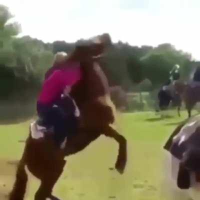 HMFT after I try to ride a horse