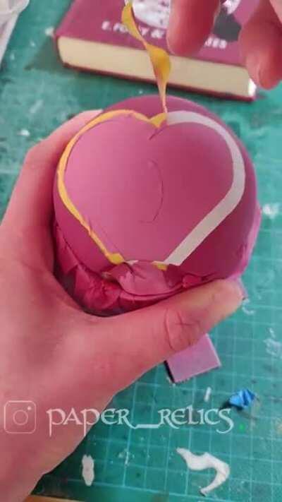 I made a Love Ball, happy almost Valentine's