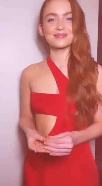 red dress