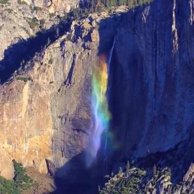 For all those people who haven't seen a Rainbow Waterfall before