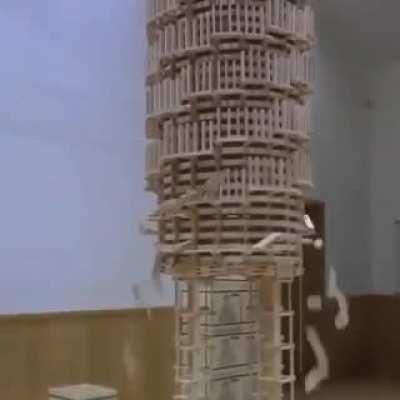 Tower is falling down!