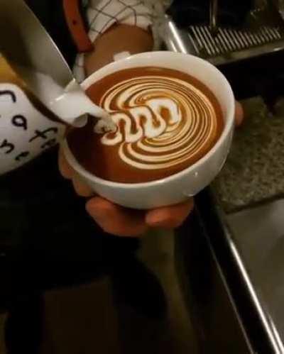 Delicious coffee in the morning