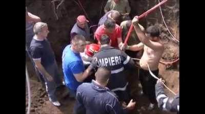 Young Boy Bravely Volunteers To Save Child Trapped Down Pipe