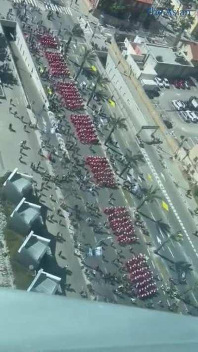 Women protesters in Israel continue to capture the attention in their silent Handmaid's Tale protest.