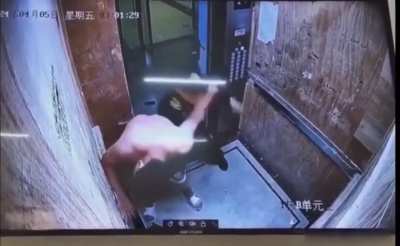 Door man saves woman's life