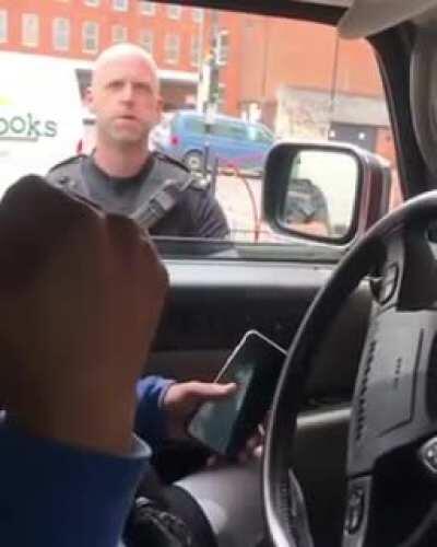 Cop gets recognized as Sex Offender at a traffic stop.