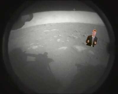 First photo caught from mars