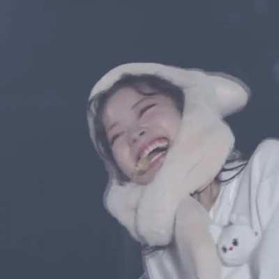 Dahyun laughing