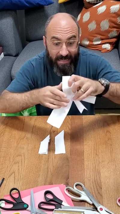 Making shapes out of paper