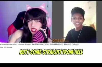 Indian boy meets Lucifer on Omegle.