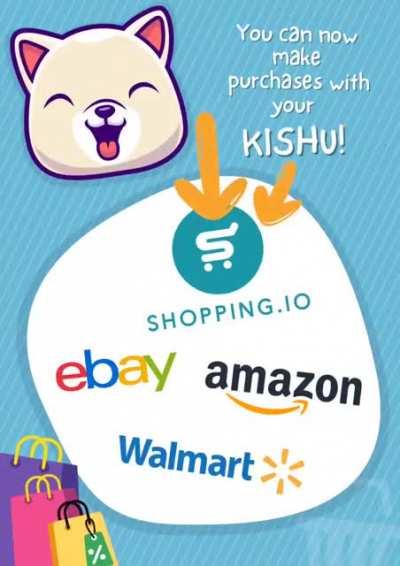 Today, Kishu Inu takes yet another step forward in delivering real world utility! You can now use $KISHU to purchase at Amazon, eBay and other major retailers thanks to @shopping_io Get started at  