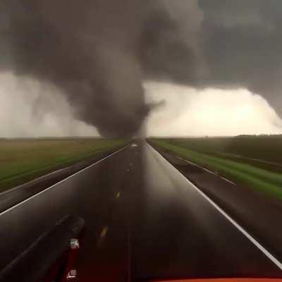 Calmest day in tornado alley