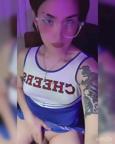 Are you sucking me off under my cheer outfit? 😋