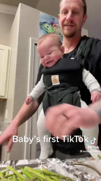 Baby's first Tiktok