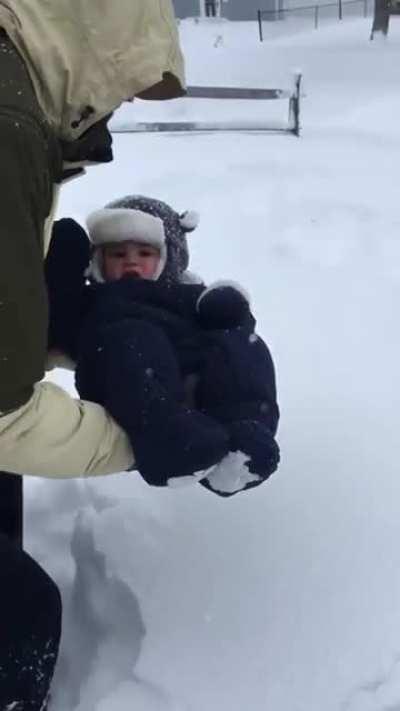 To make a snow angel