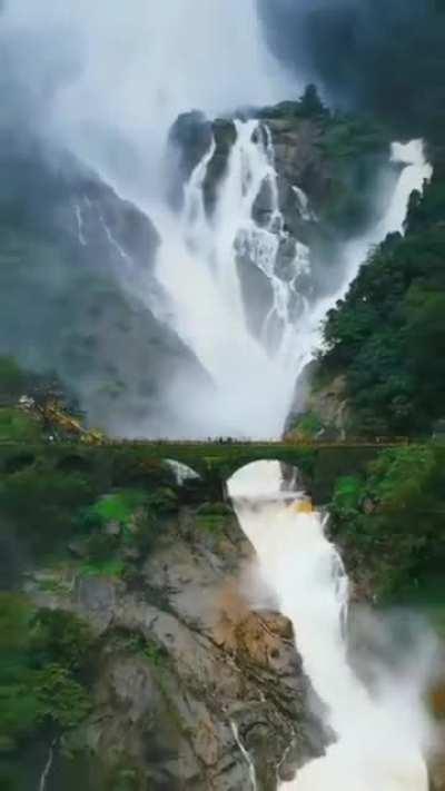 Incredible India 🇮🇳! Doodhsagar falls