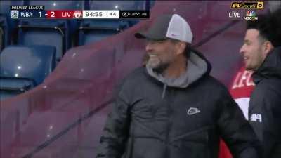 Goalkeeper scores at the last minute -- West Brom 1 - [2] Liverpool - Alisson 90+5'
