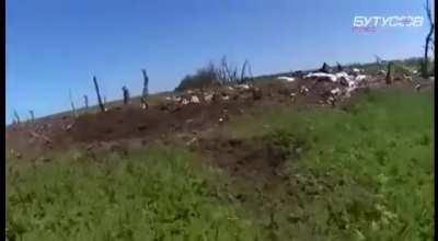 Assault on Russian positions by fighters of the 59th OMPBr near Staromykhailivka, Donetsk region