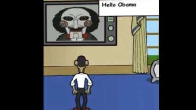 What?! Obumba in saw?!