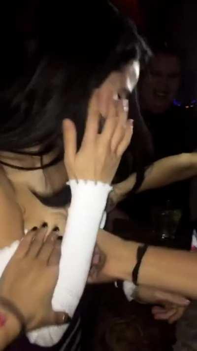 She Loves Being Groped By Her Friends